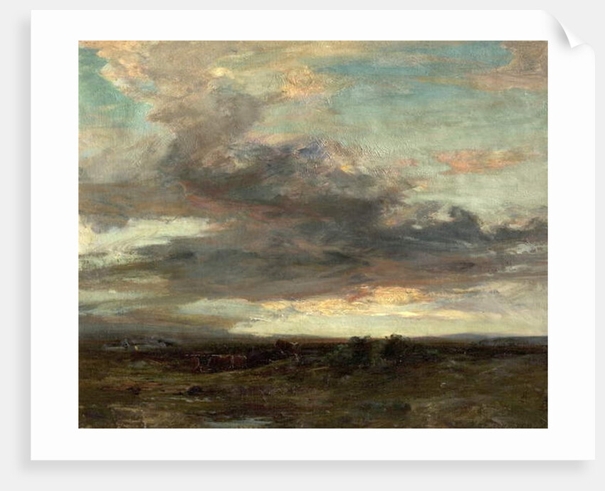 The Argyllshire Moor, Scotland, Sunset, 1907 by John Campbell Mitchell
