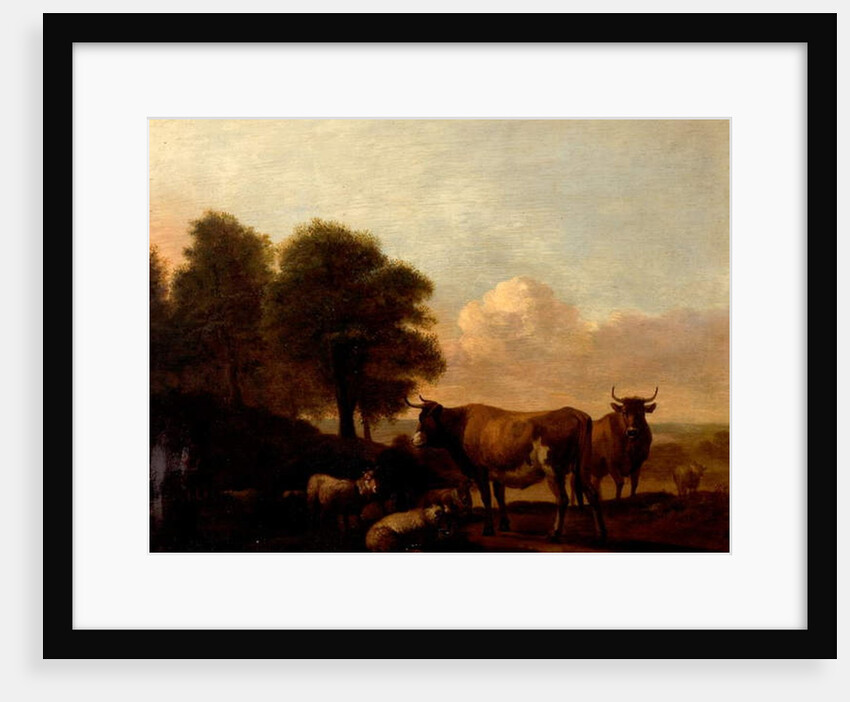 Landscape with Cattle by Adriaen van de Velde