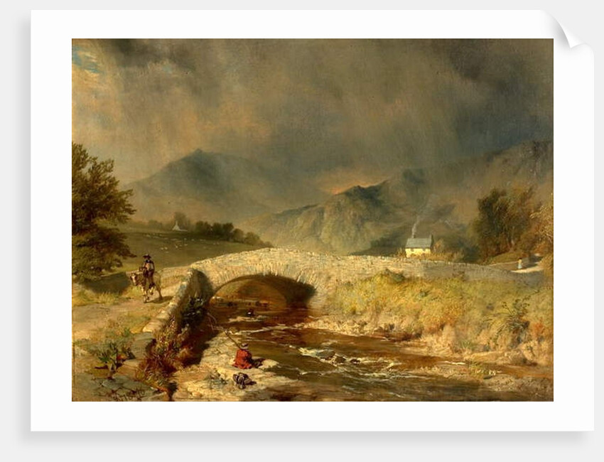 Stormy Weather near Ambleside, Cumbria, 1846 by Henry Dawson