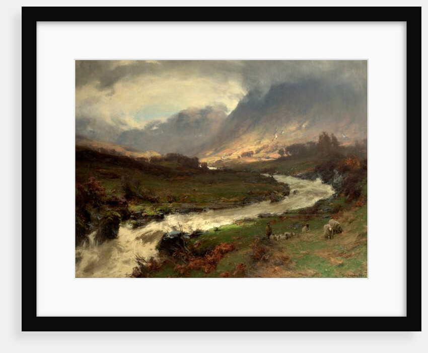 A Break in the Storm, Glen Lyon, Perthshire, Scotland, 1891-92 by David Farquharson