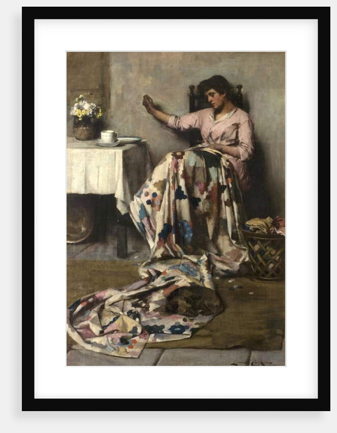 The Patchwork Quilt, 1887 by Lance Calkin