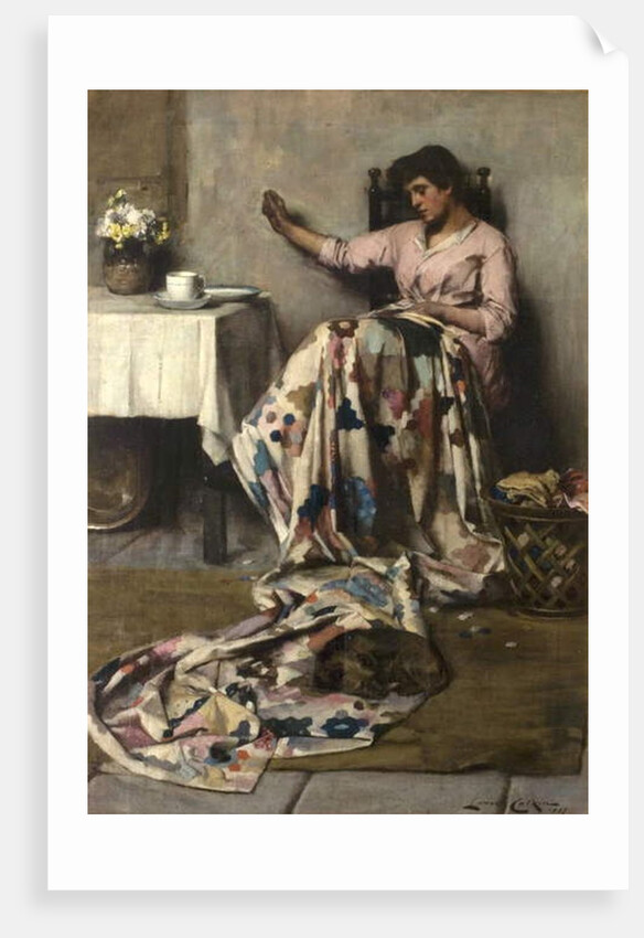 The Patchwork Quilt, 1887 by Lance Calkin