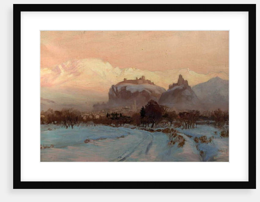 A Winter Scene by Arthur John Black