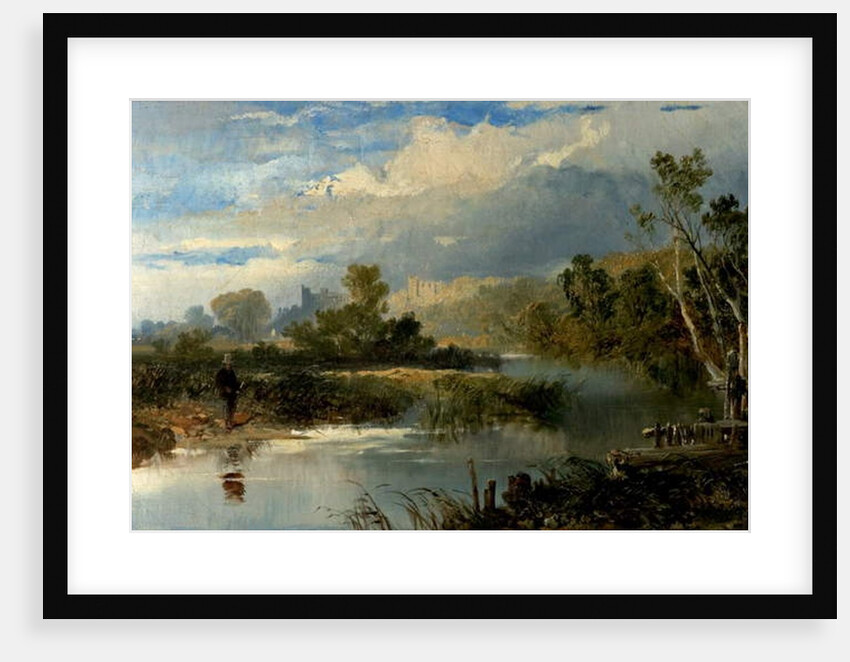 View of Richmond Hall, Yorkshire by Edmund John Niemann