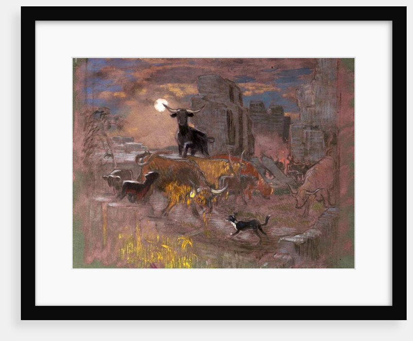 Study for 'Highland Raiders'. c.1918 by William Shackleton