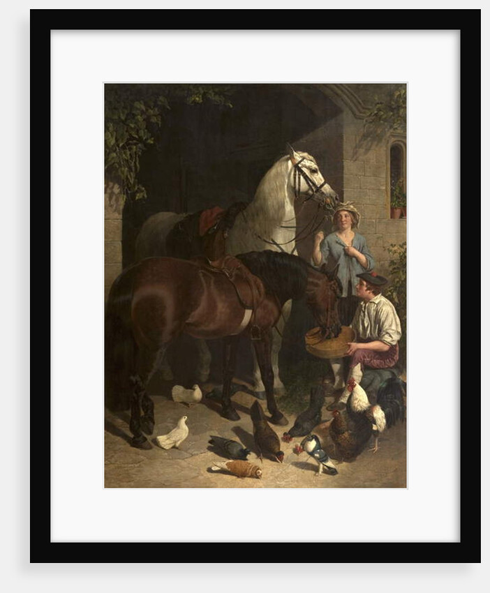 Feeding the Horses, 1858 by John Frederick Herring Snr