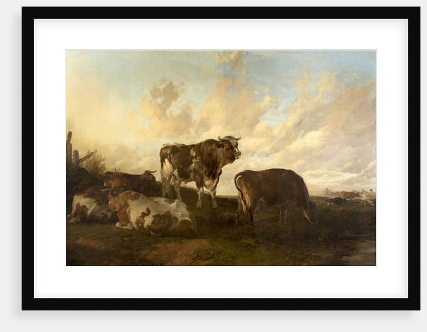 Repose in the Meadows, 1851 by Thomas Sidney Cooper