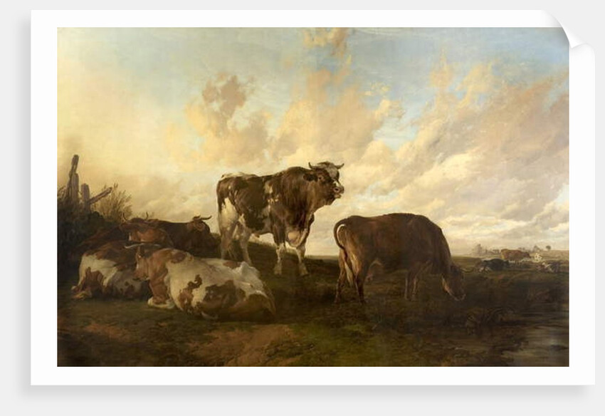 Repose in the Meadows, 1851 by Thomas Sidney Cooper