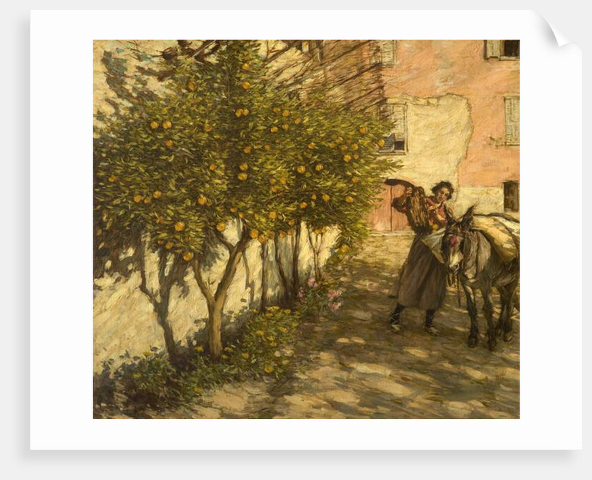 Gathering Oranges, 1929 by Henry Herbert La Thangue