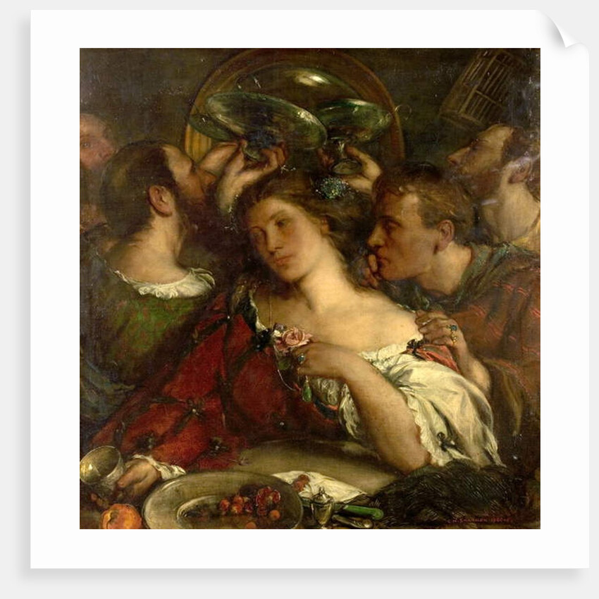 Tibullus in the House of Delia, 1900-05 by Charles Haslewood Shannon