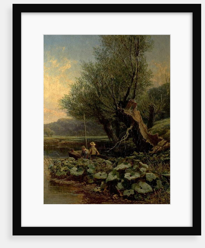 Young Anglers, 1868 by Edwin Ellis