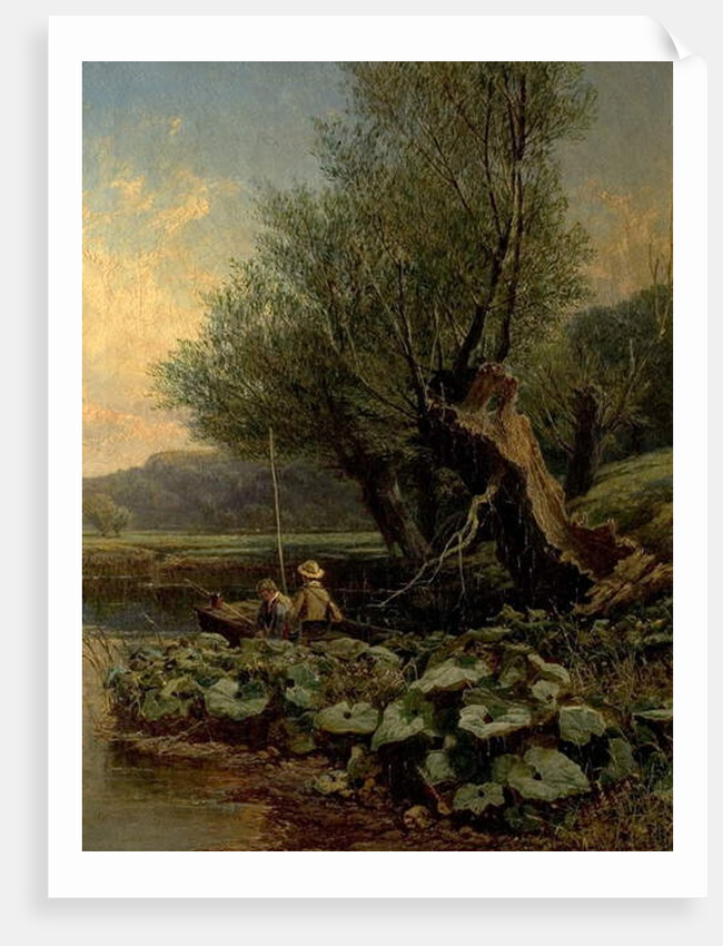 Young Anglers, 1868 by Edwin Ellis