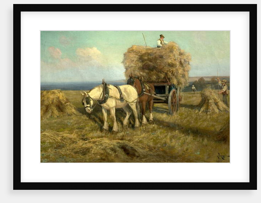 Loading the Harvest Wagon by Arthur Walker Redgate
