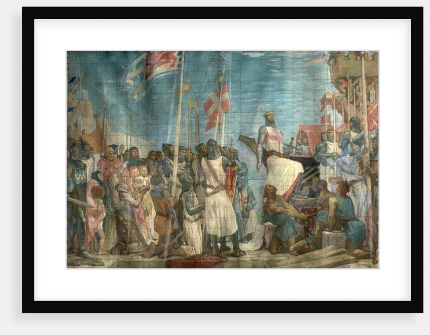 Richard the Lionheart Embarks on the Third Crusade, 1927 by Glyn Warren Philpot