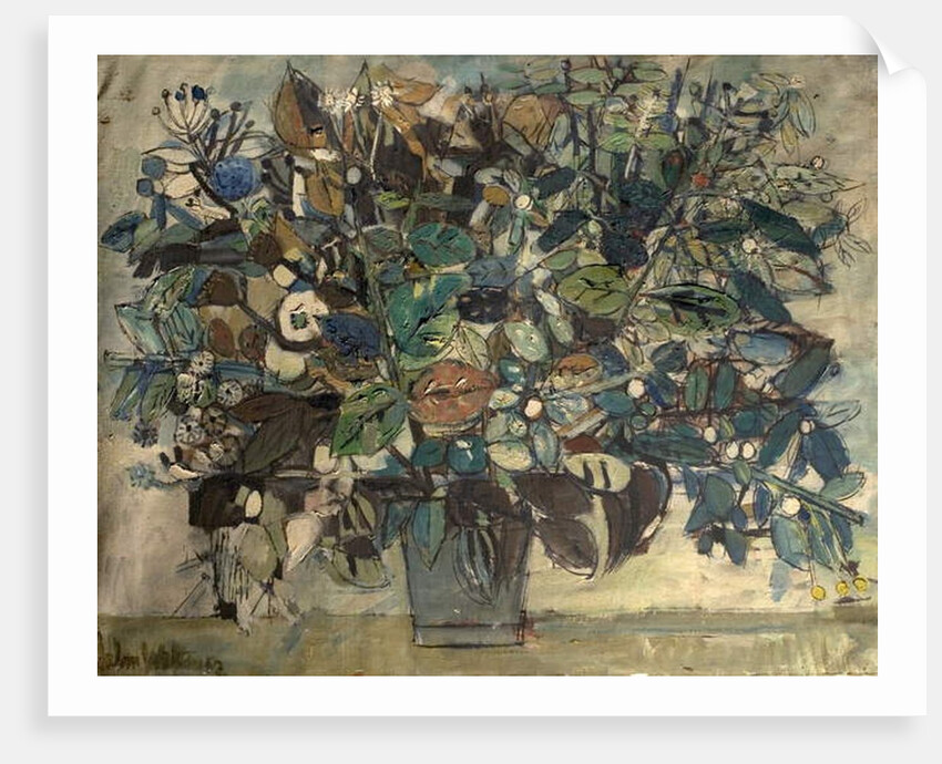 Flower Study, Autumn, 1952 by John Dawson Watson