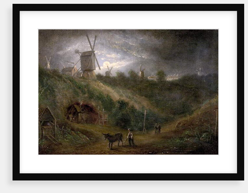 The Old Ropewalk, Foot of the Gallows Hill, Nottingham Forest, 1848 by Thomas Sturge Moore
