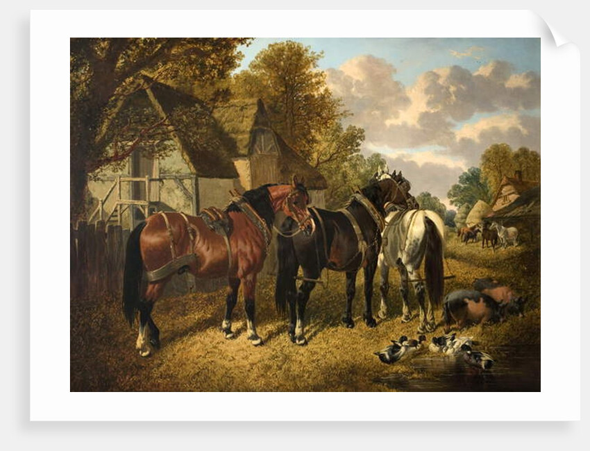 Ready for the Plough by John Frederick Herring Snr