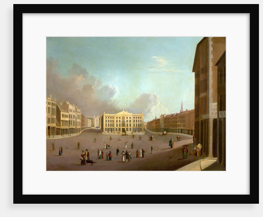 Nottingham Market Place, c.1827 by William Goodacre