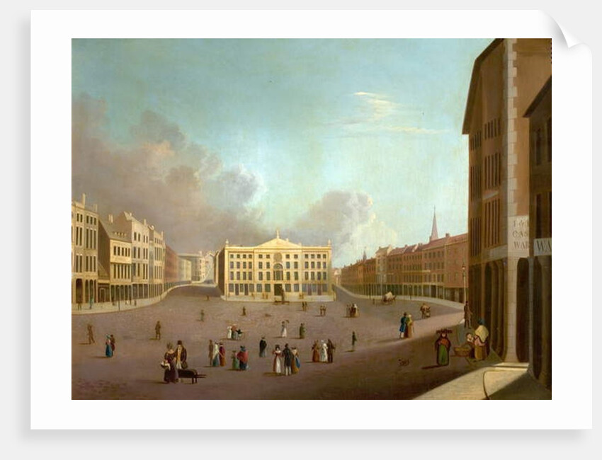 Nottingham Market Place, c.1827 by William Goodacre