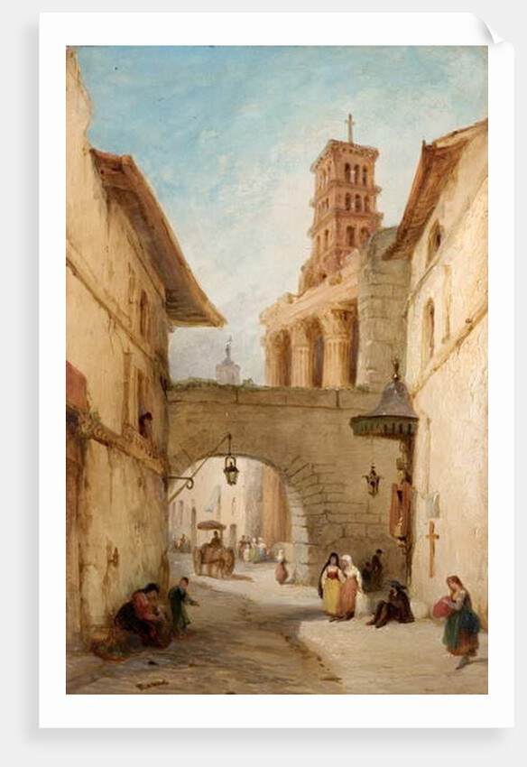 View in Rome, Italy, the Forum of Nerva by George Jones