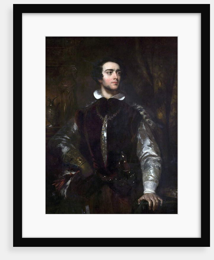 A Gentleman in an Elizabethan Costume, c.1850 by John Wood