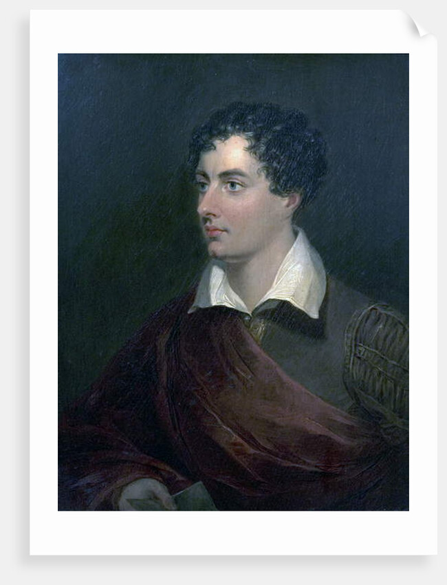 6th Lord Byron, c.1825 by Richard Westall