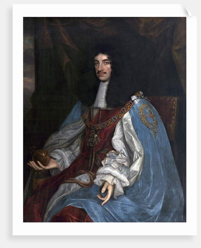Charles II by John Michael (after) Wright