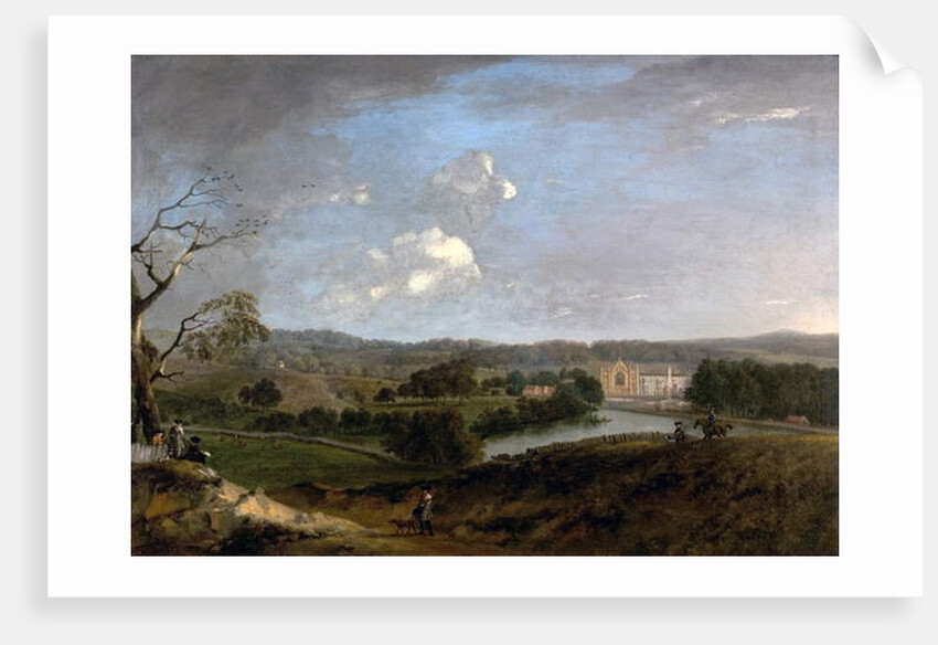 West View of Newstead Abbey, Nottinghamshire, 1726 by Peter Tillemans