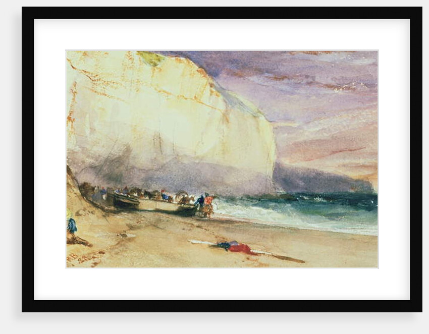 The Undercliff, 1828 by Richard Parkes Bonington