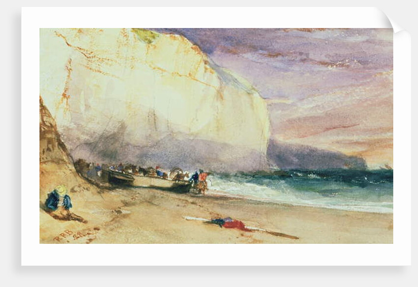 The Undercliff, 1828 by Richard Parkes Bonington