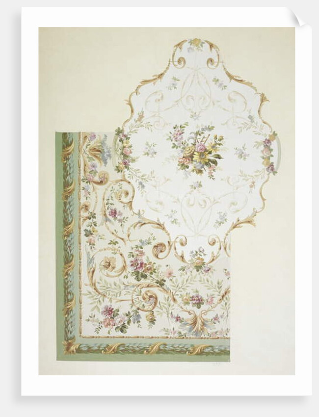 Carpet design by English School