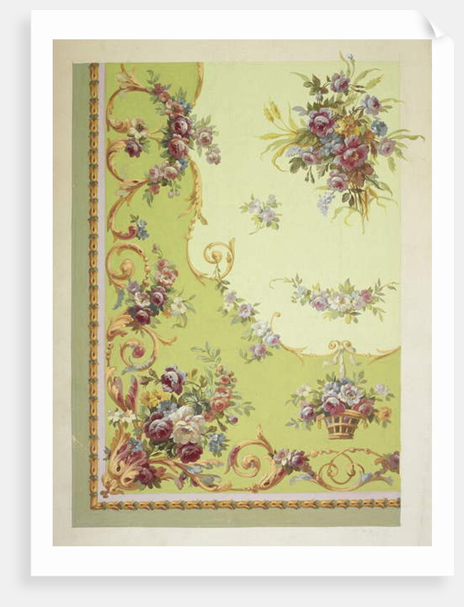 Carpet design by English School