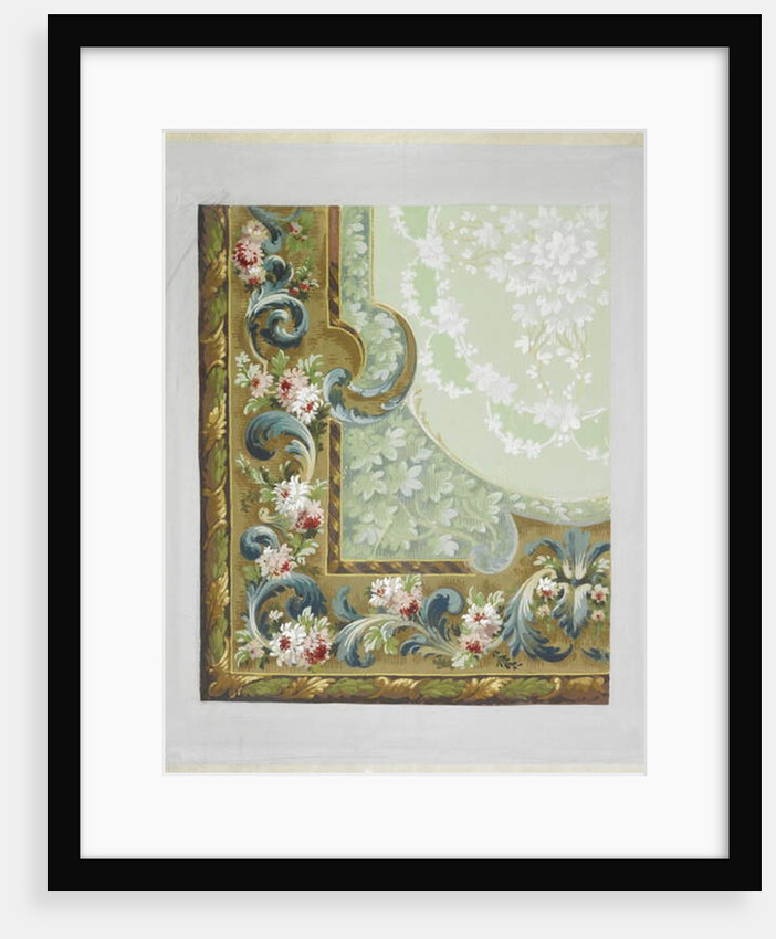 Carpet design by English School