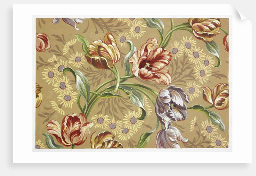 Carpet design by English School