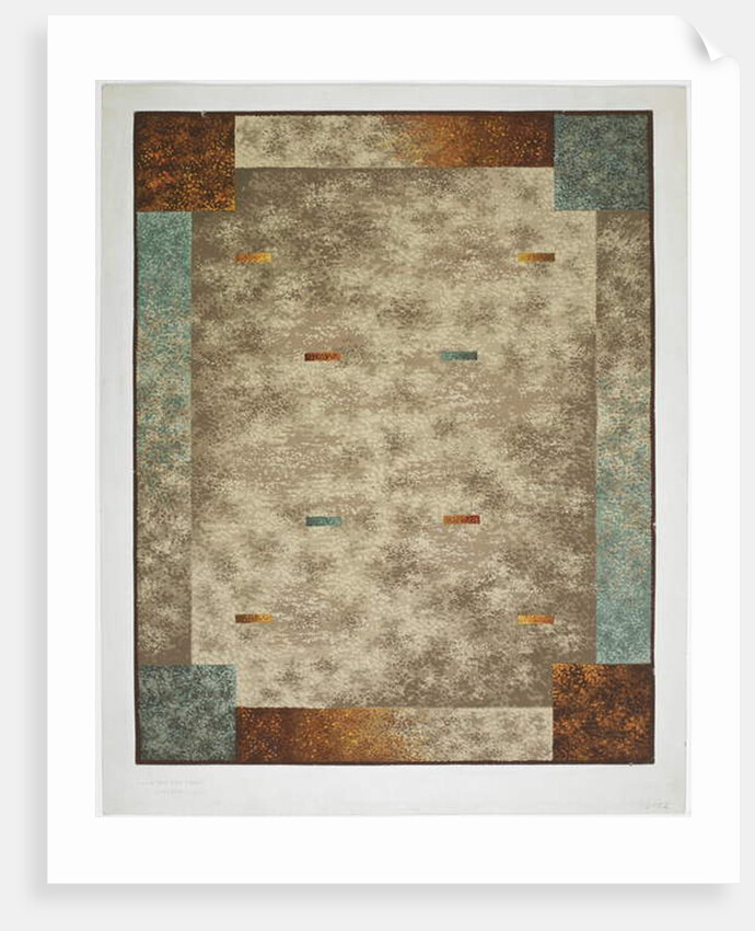 Carpet design by English School