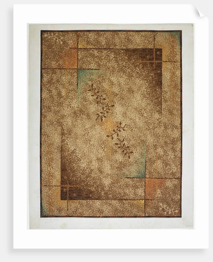 Carpet design by English School