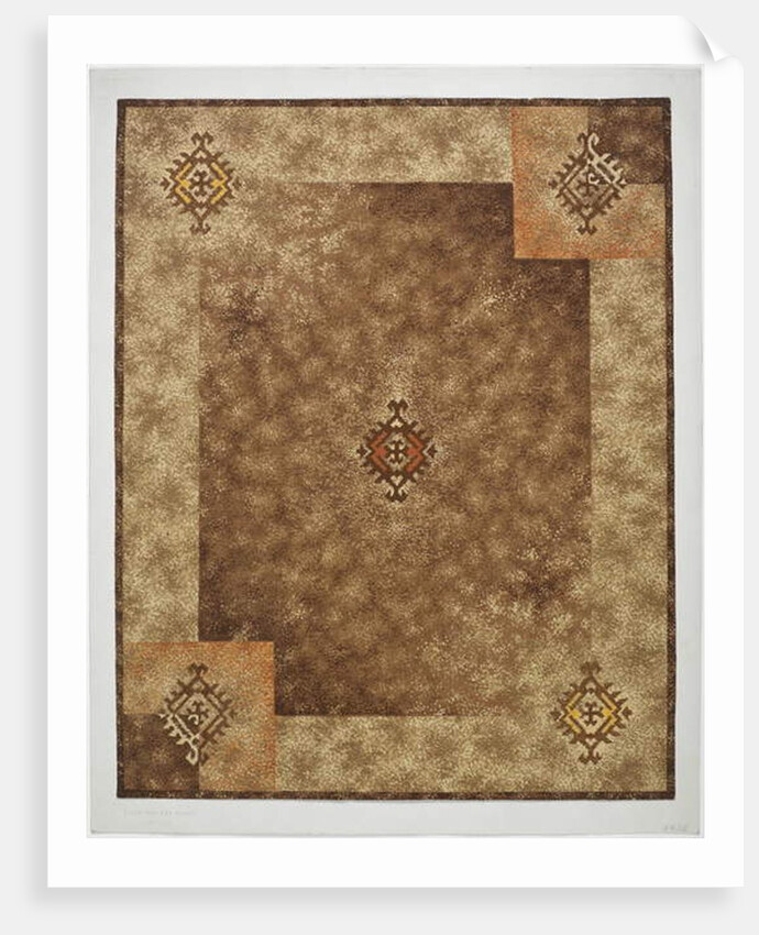 Carpet design by English School