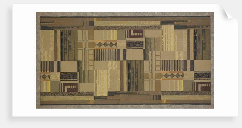 Carpet design by English School