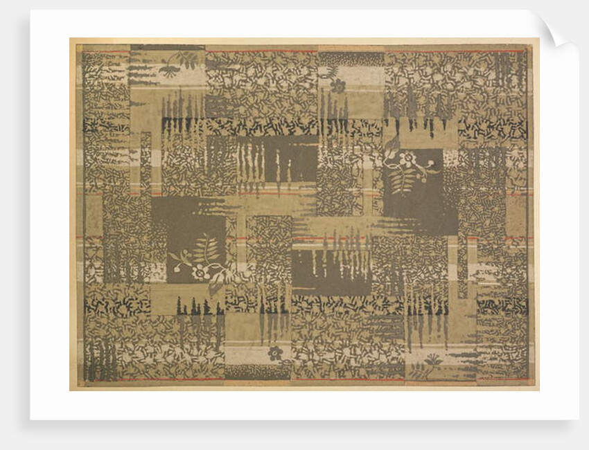 Carpet design by English School