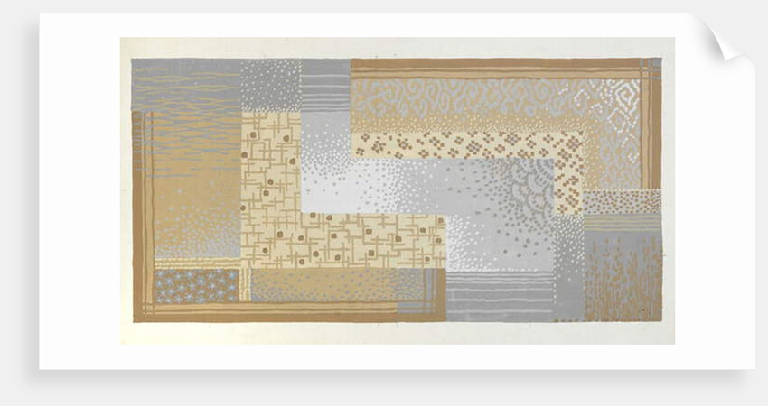 Carpet design by English School