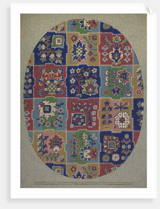 Carpet design by English School