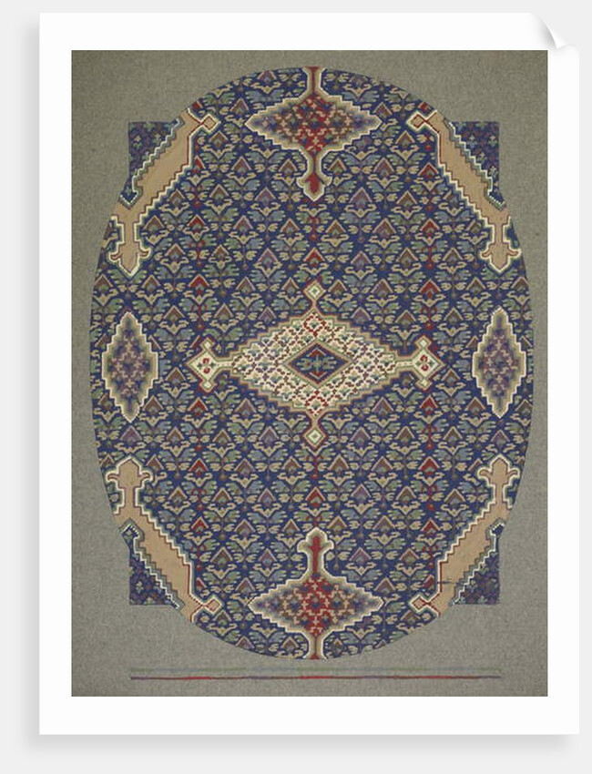 Carpet design by English School