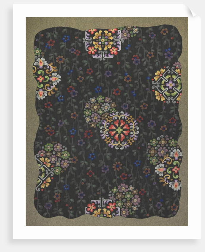 Carpet design by English School