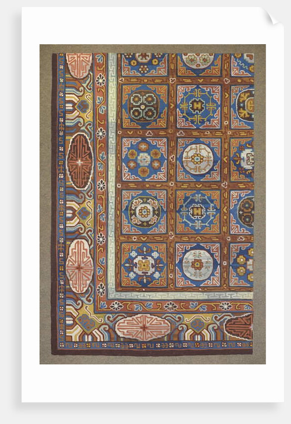 Carpet design by English School