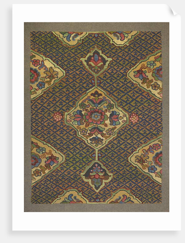 Carpet design by English School