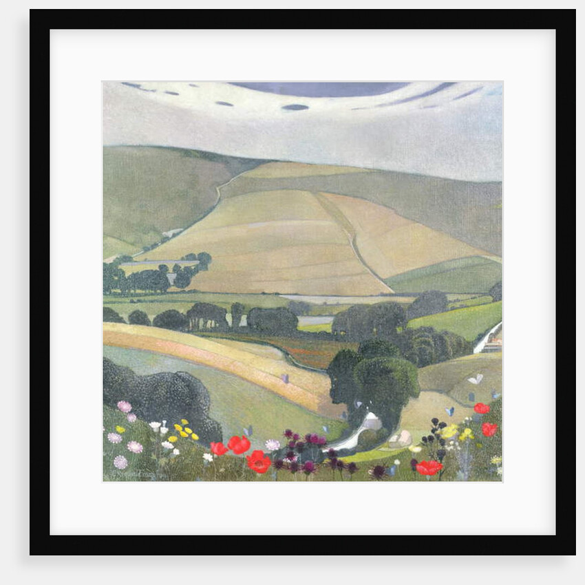 Thunderbarrow Hill, near Bramber by Edward Reginald Frampton