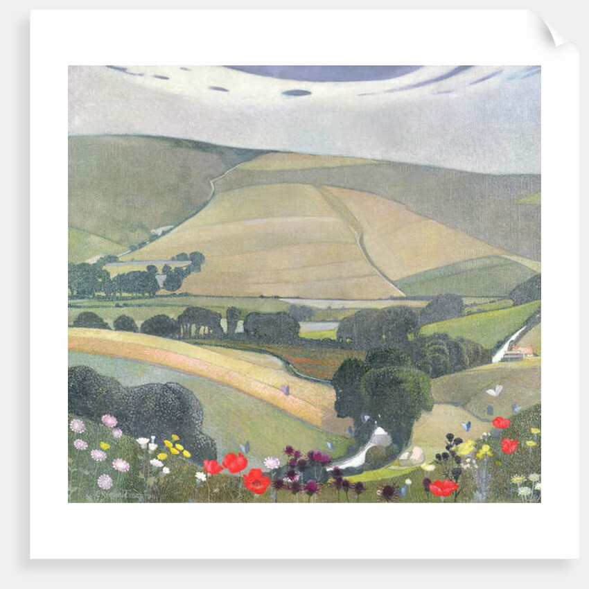 Thunderbarrow Hill, near Bramber by Edward Reginald Frampton