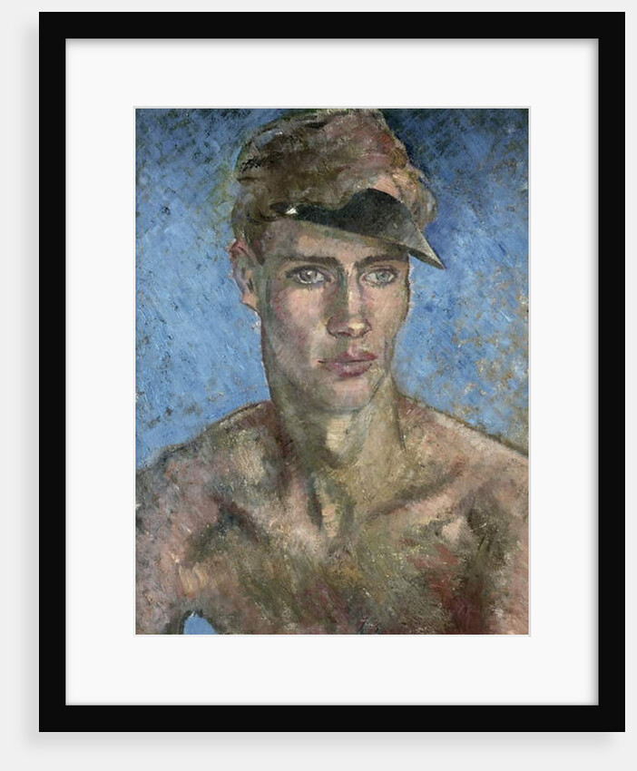 Young Man Wearing a Sun Visor by Glyn Warren Philpot