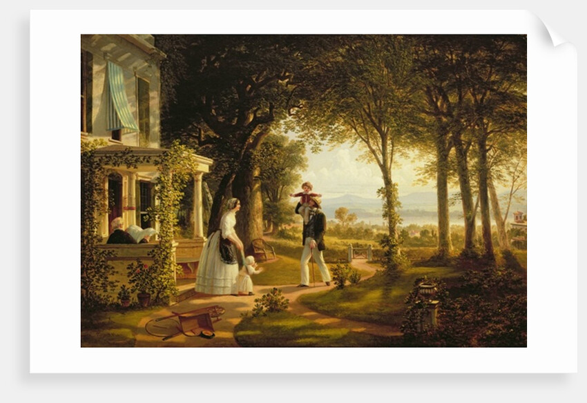 Home to the Family, 1852 by Thomas Pritchard Rossiter