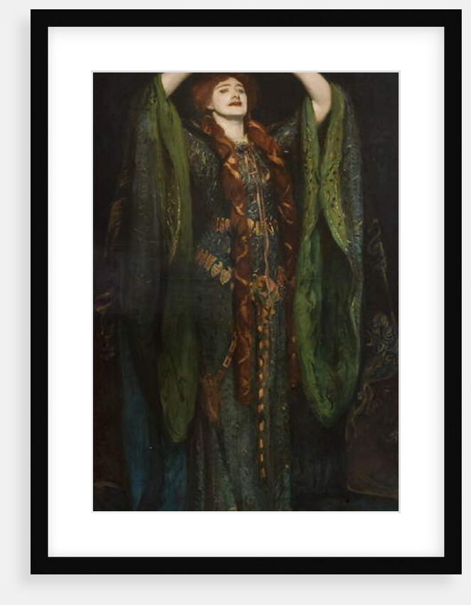 Dame Ellen Terry as Lady Macbeth, after a painting by John Singer Sargent 1896 by Reginald-Grenville Eves